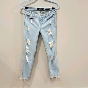 Hollister Low Rise Super Skinny Crop